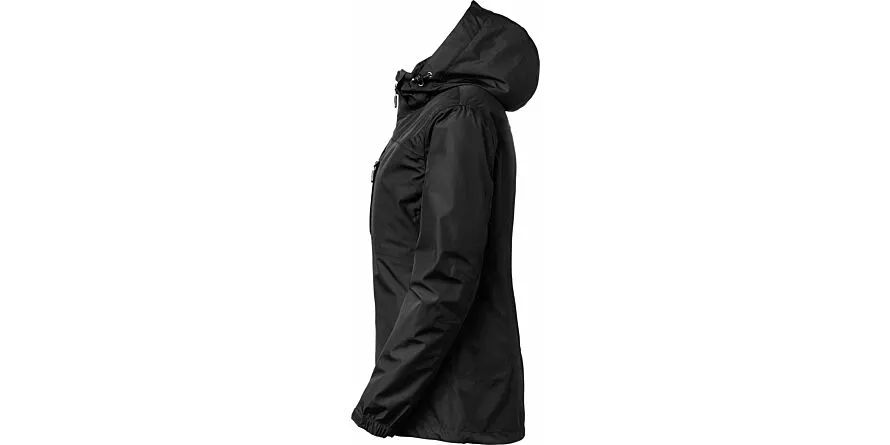 Alma shell jas, dames, zwart, M