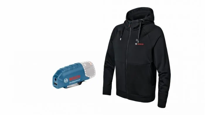 BOSCH GHH 12+18V XA 2XL ACCU VERWARMDE HOODIE (IN DOOS)  06188000EU