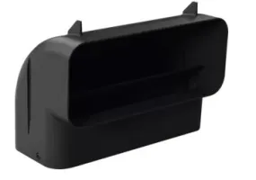 BOSCH HEZ9VDSB4 VERTICALE BOCHT 90° IN KUNSTSTOF (VOOR WERKBLAD VAN 60 CM)