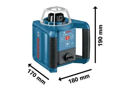 BOSCH ROTATIELASER GRL 300 HV + LR 1 IN LBOXX 0601061505