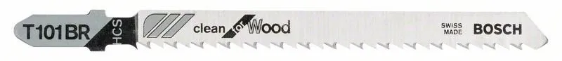 BOSCH Zaagblad voor reciprozaag T 101 BR Clean for Wood (5 stuks) 2608630014
