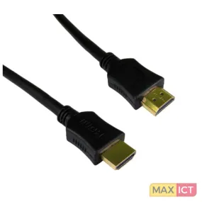 Cables Direct 10m HDMI, M - M HDMI kabel HDMI Type A (Standaard) Zwart