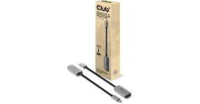 Club 3D USB Type C - DP1.4 Active Adapter (Grijs)