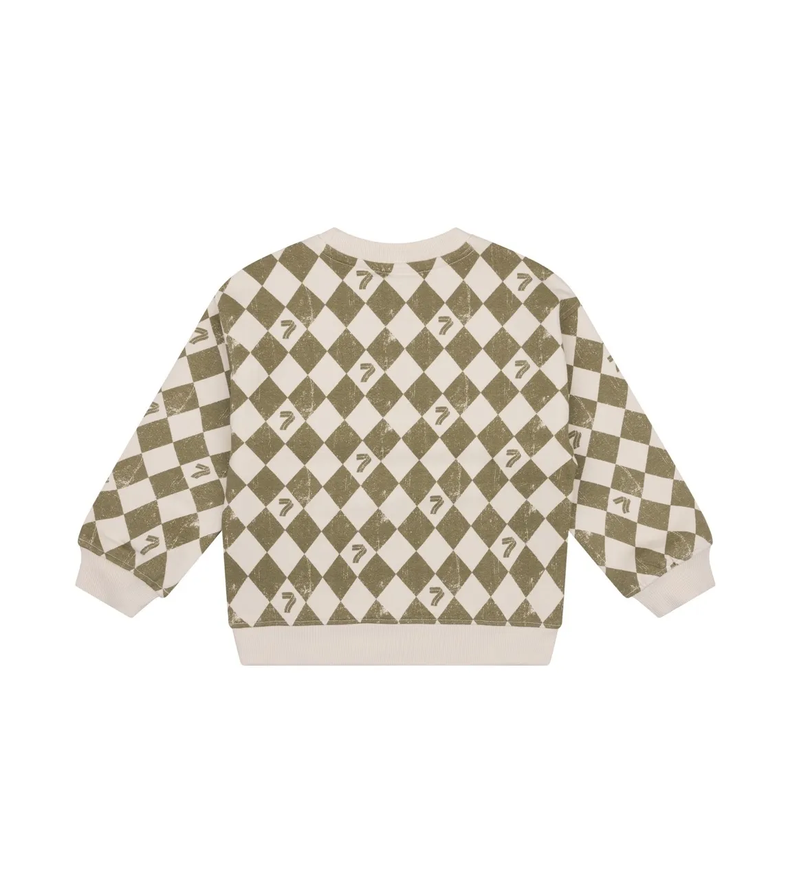 Daily7 Sweater Oversized Allover P. 2020 Sandshell