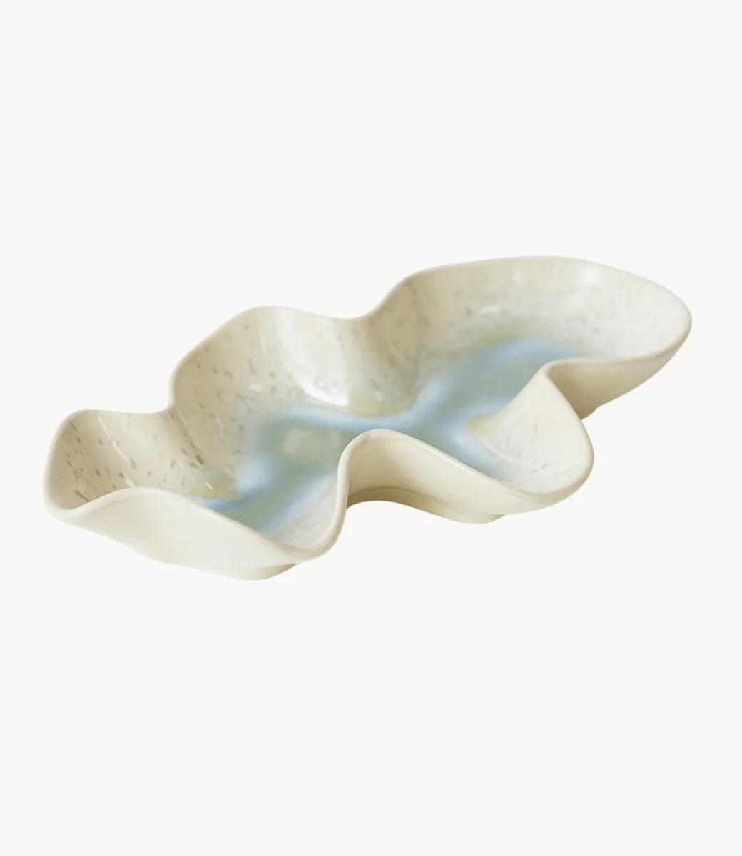 HKliving Schaal Shell serving bowl oyster