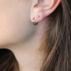 Jackie Gold 14K Golden Ear Studs