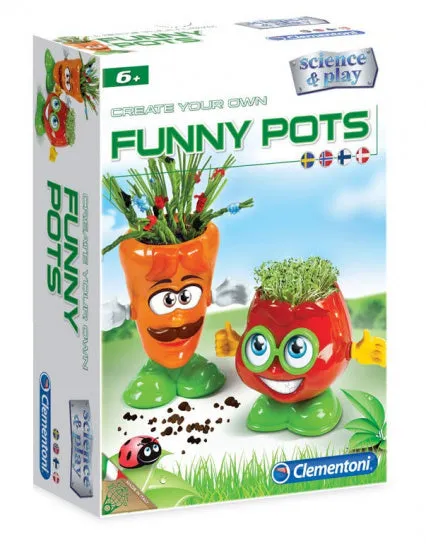 KNUTSELSET FUNNY POTS JUNIOR 10DELIG