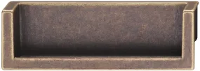 Komgreep, van zink-aluminiumlegering, rechthoekig