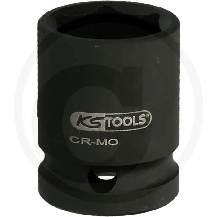 Ks tools 1.1/2" sechskant-kraft-stecknuss, 41 mm, kurz - chrom-molybdän stahl, 2400g, din/iso genormeerd