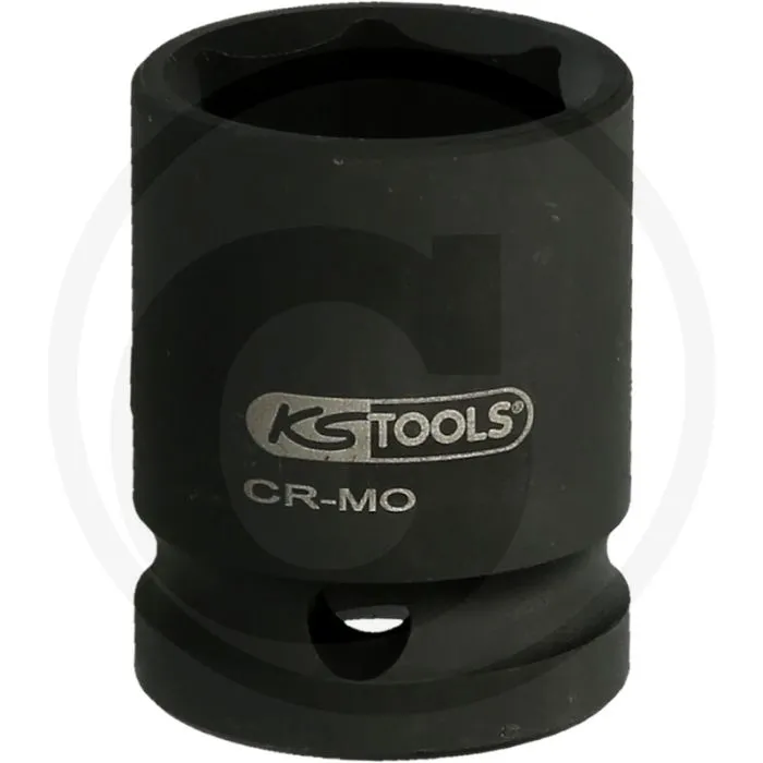 KS TOOLS 1.1/2" SECHSKANTKRAFTSTECKNUSS, 65 MM, KURZ  6KANT, DIN 3129/ISO 27252, 3500G