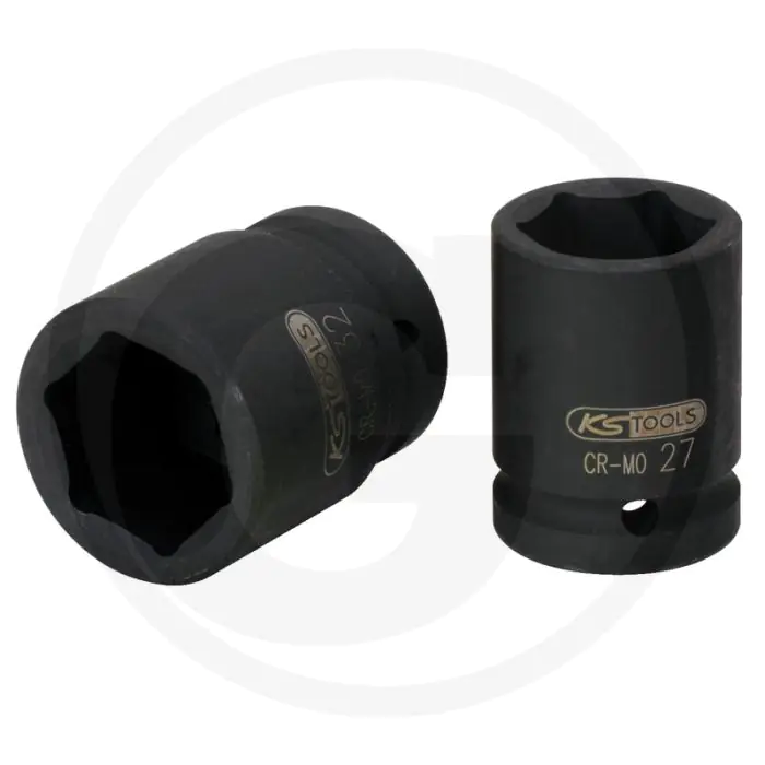 KS TOOLS 3/4" DOPSLEUTEL, ZESKANT, KRACHT, KORT, 1.1/8"  SUPER CHROOMMOLYBDEENSTAAL