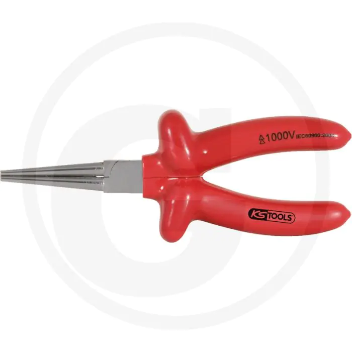 Ks tools classic 1000v langbeck-rundzange, 160 mm - dompelisolatie conform din en 60900