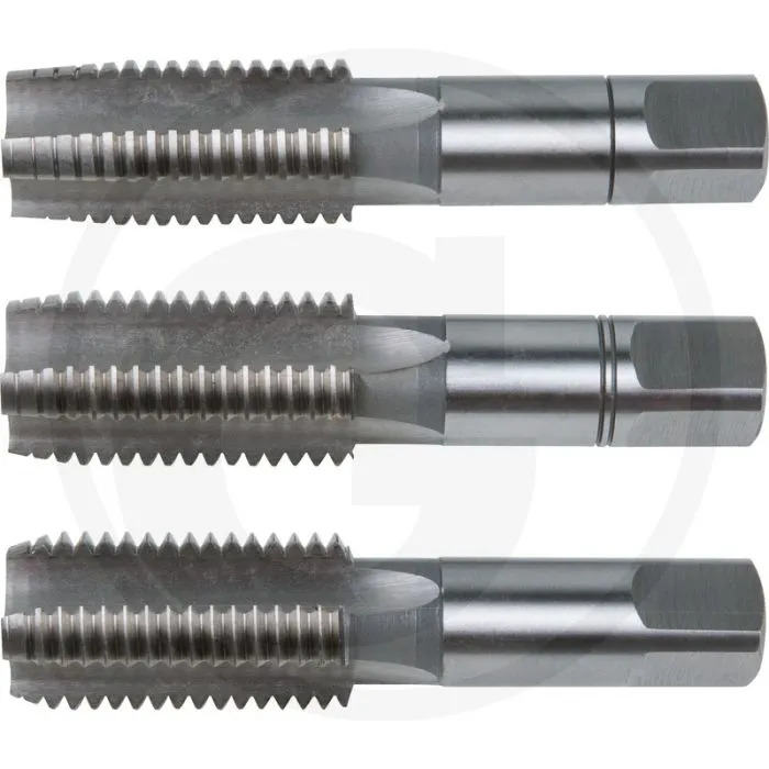 KS TOOLS HSS CO HANDTAPPENSET M27X3, 3DELIG  DIN 352, ISO 2/6H, RECHTSSNIJDEND