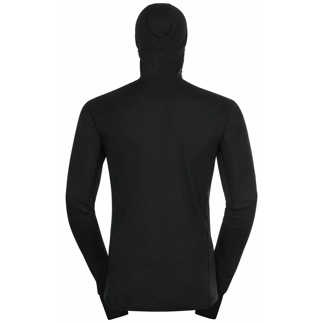 Ondershirt Odlo Men BL Top Facemask LS Active Warm Eco Black