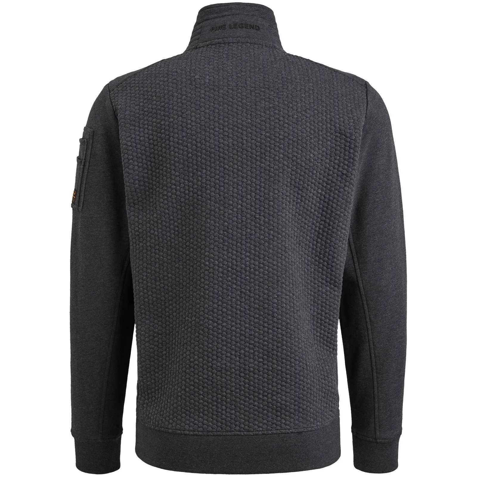 PME Legend Sweat jacket met jacquard patroon