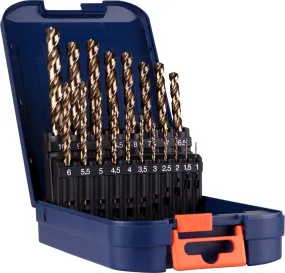 Rotec HSS-E Spiraalborenset '111', DIN 338, type N, 19-delig, 1-10mm