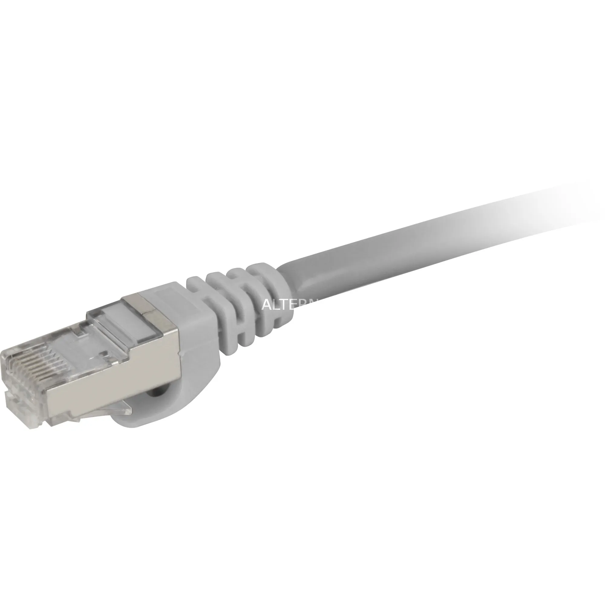 SHARKOON PATCHKABEL SFTP, RJ45 MET CAT.7A (GRIJS, 10 METER, RUWE KABEL)