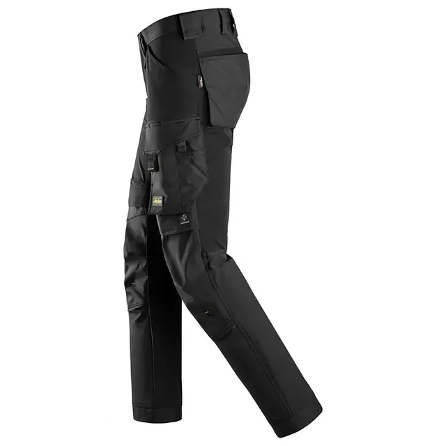 SNICKERS ALLROUNDWORK 4WEG STRETCH BROEK 6375 ZWART  ZWART (0404) MAAT 254